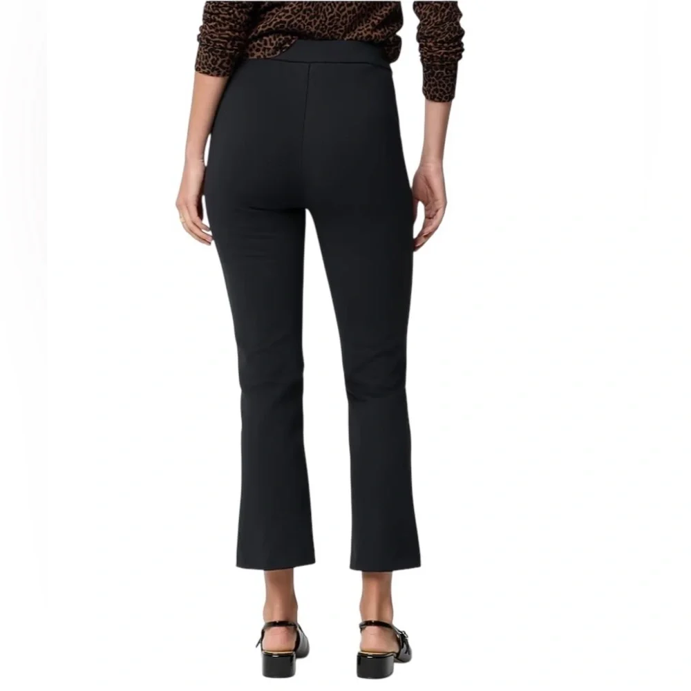 J. Crew Kick Crop Pull On Ponte Elegant Classic Black Women's Pants NWT 2P